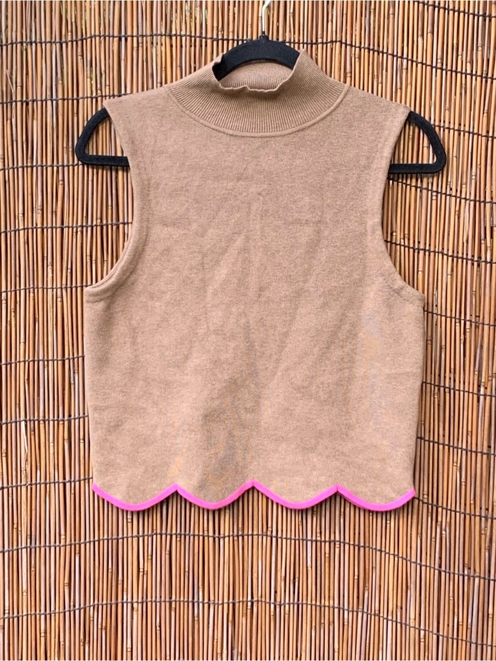 Maeve Anthropologie Sleeveless Mock Neck Sleeveless Sweater Vest